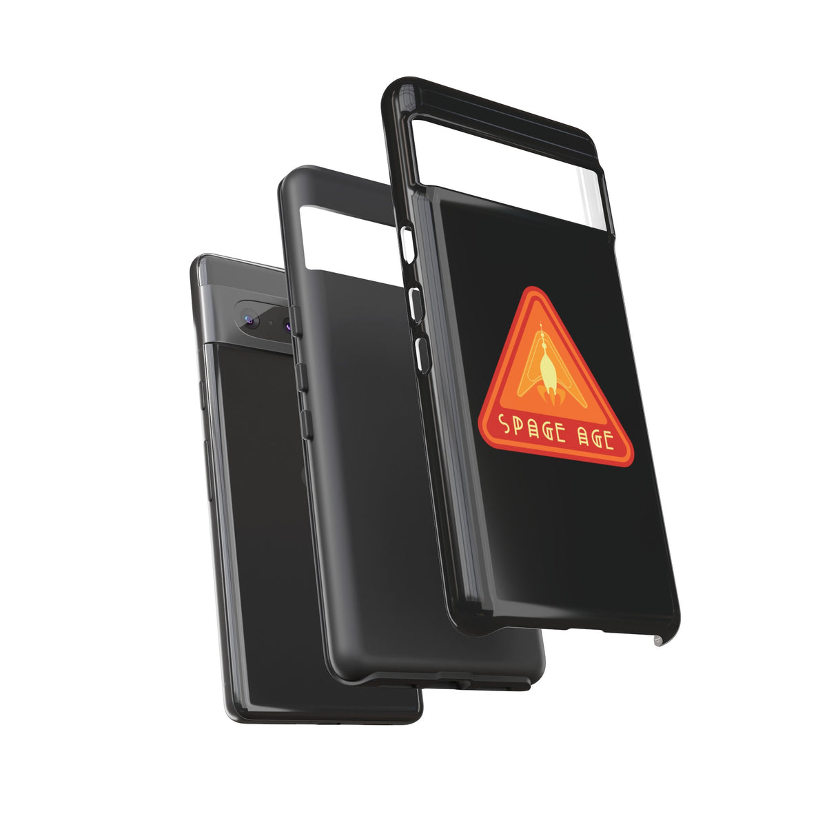 Space Age Retro Sign Sci-Fi Tough Google Pixel Mobile Cases