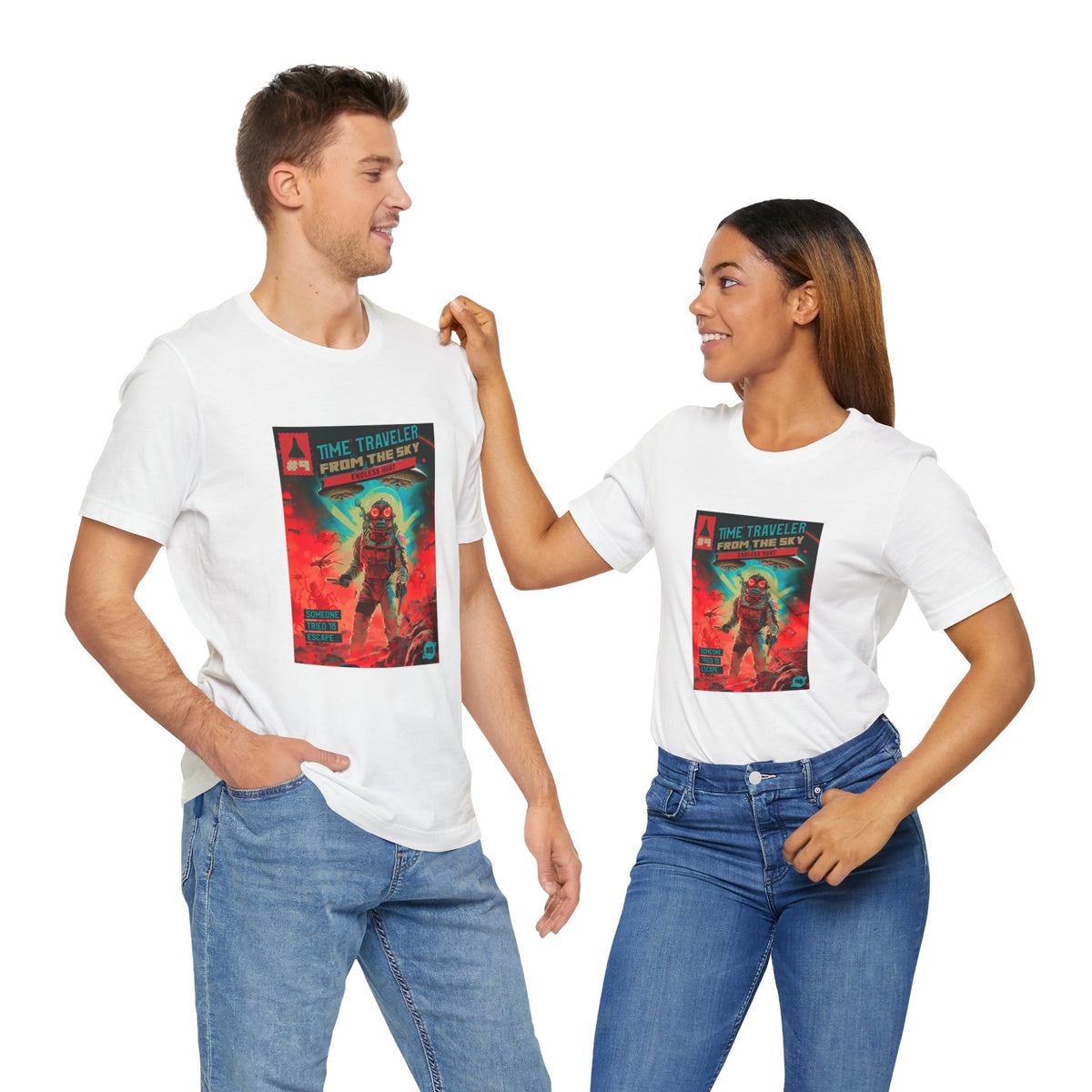 Time Traveler Retro Sci-Fi T-Shirt-welovescifi.net