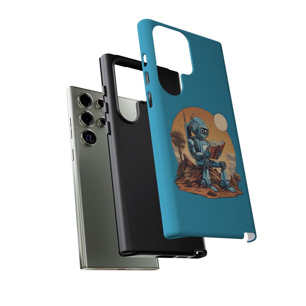 Robot SpaceArt Tough Samsung Galaxy Mobile Cases - We Love