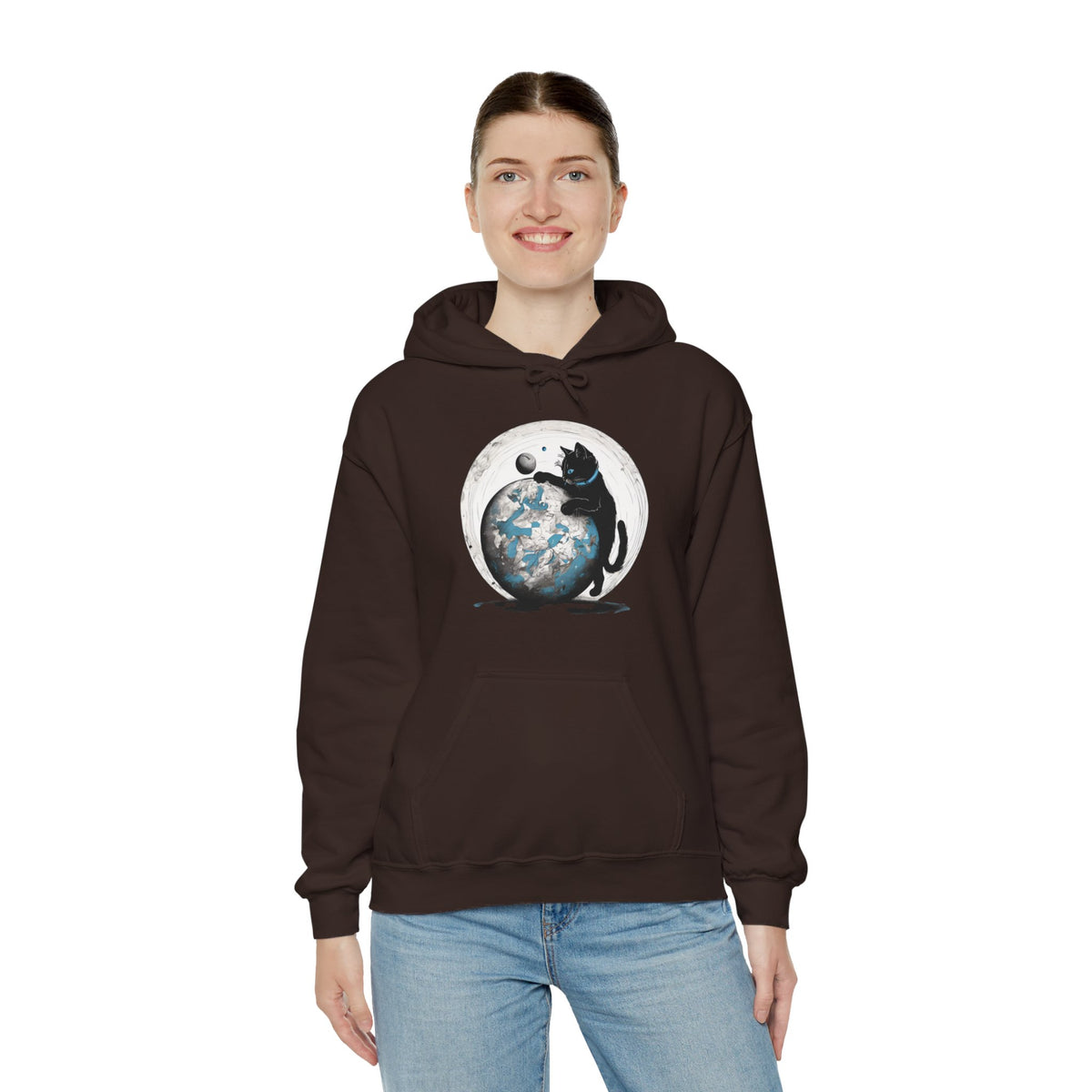 Space Player Cat Sci-Fi Hoodie - We Love Sci-Fi
