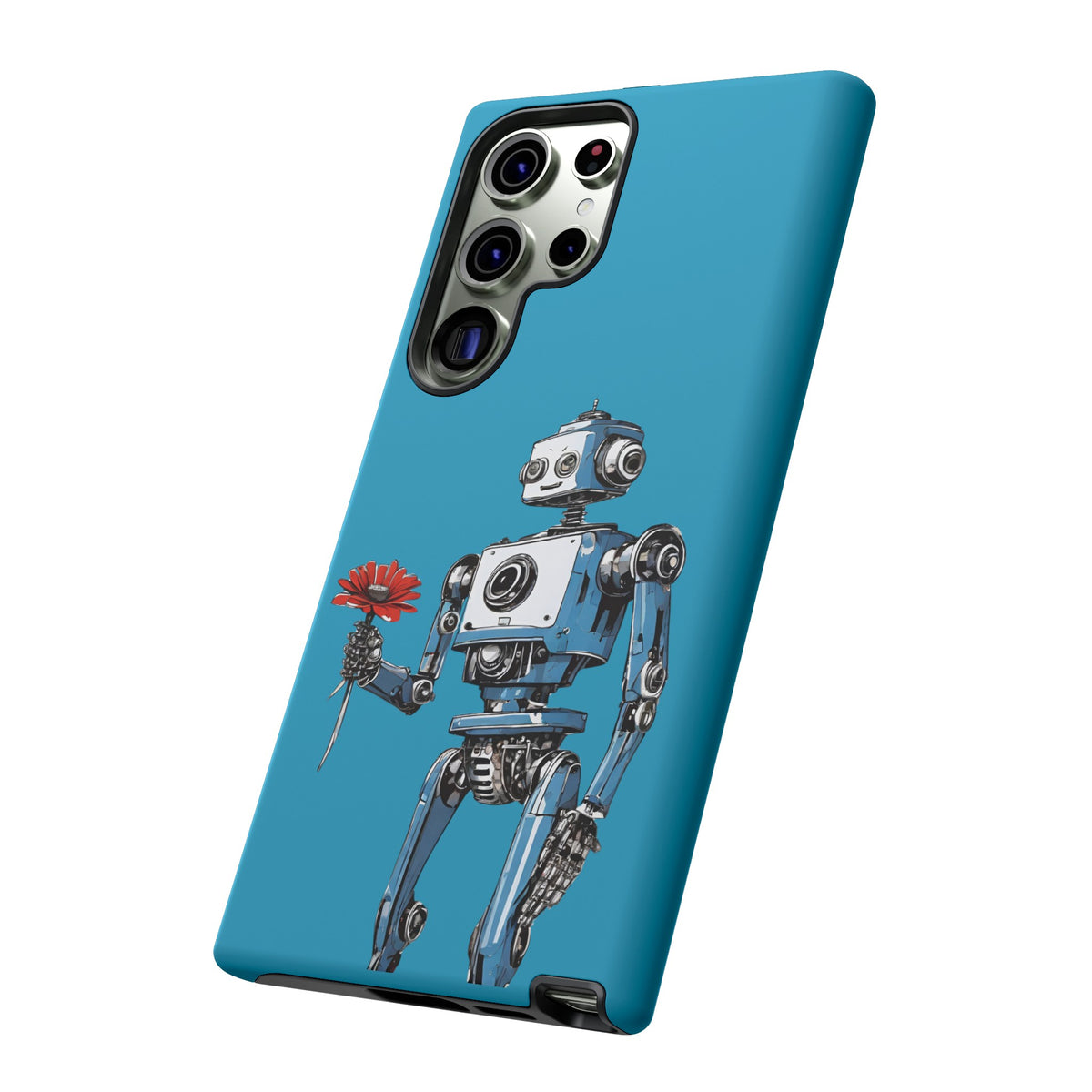 You Never Bring Me Flowers Robot SpaceArt Tough Samsung Galaxy Mobile Cases-welovescifi.net