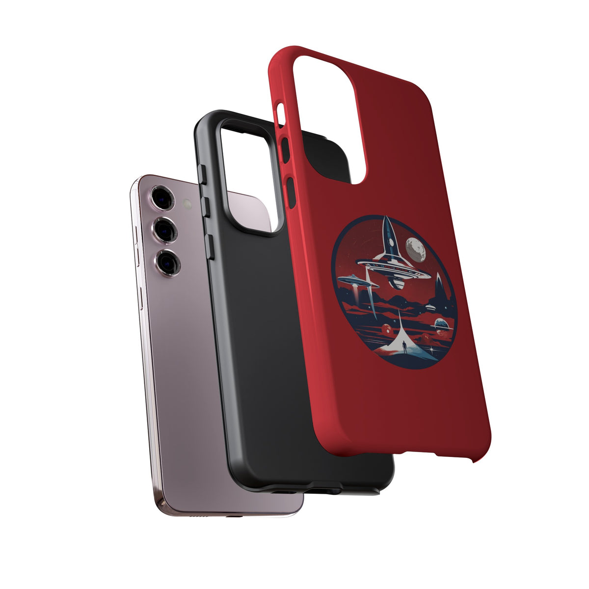 Space Art Mobile Case | Let's Escape Astronaut