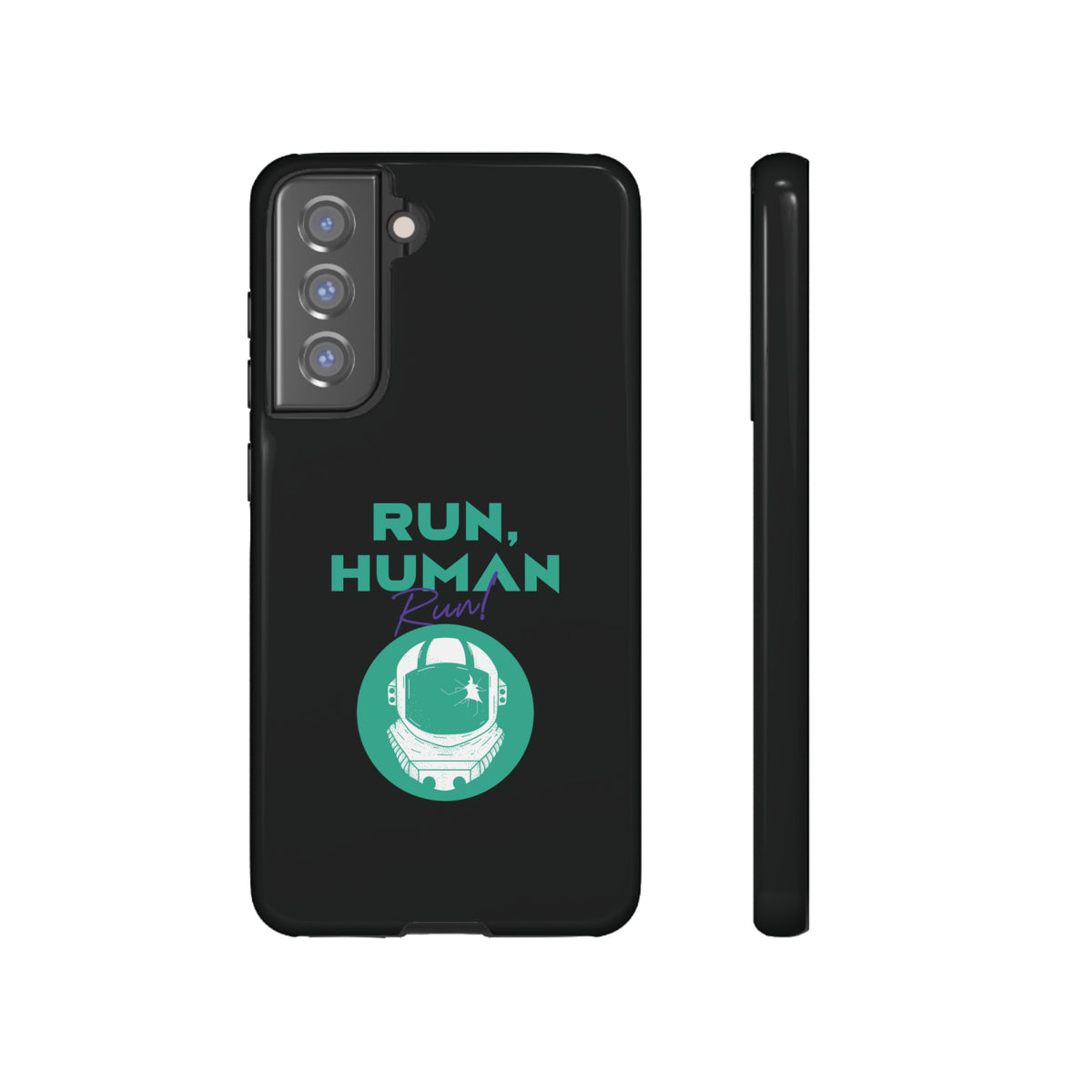 Run Human Run - Sci-Fi Tough Samsung Galaxy Mobile Cases