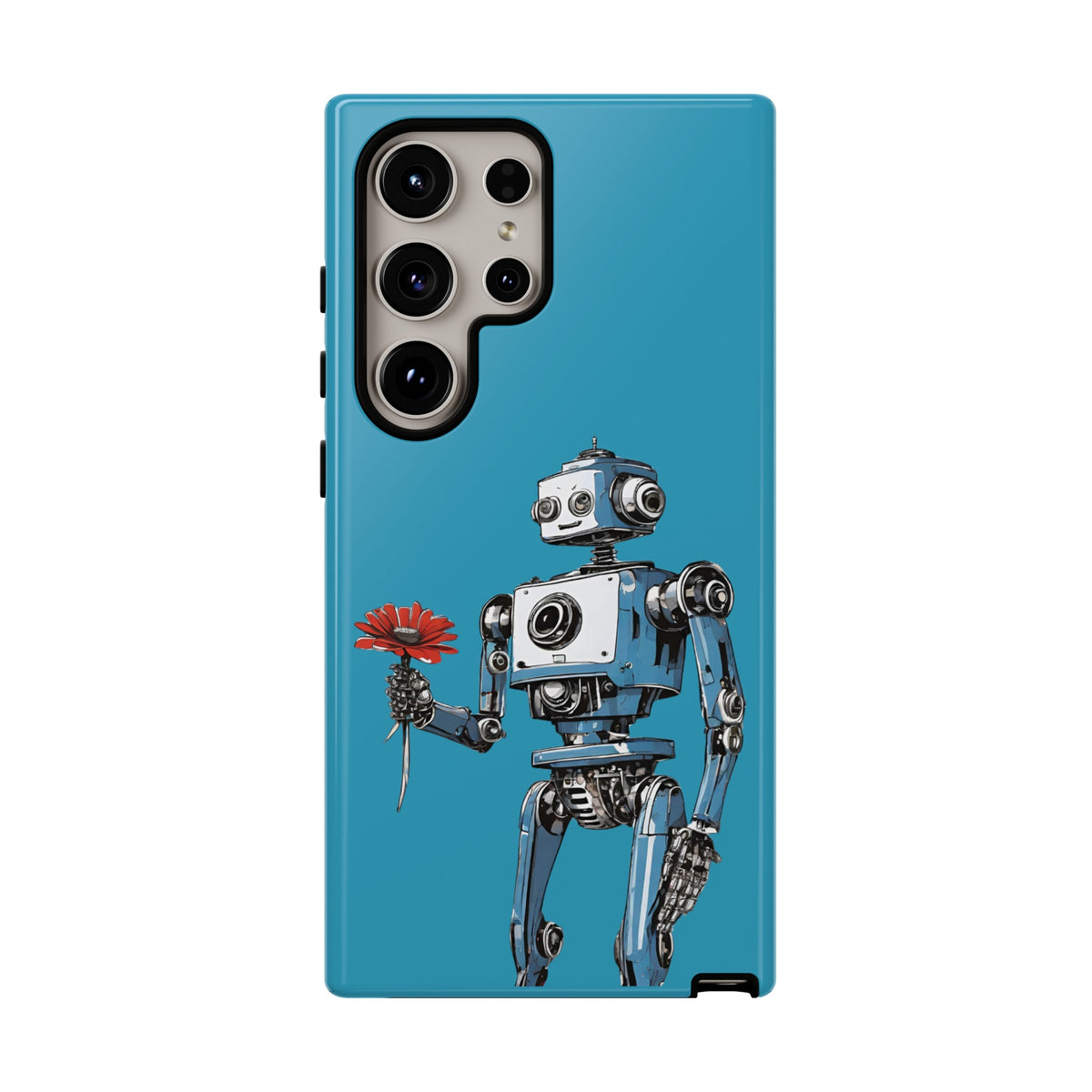 You Never Bring Me Flowers Robot SpaceArt Tough Samsung Galaxy Mobile Cases-welovescifi.net