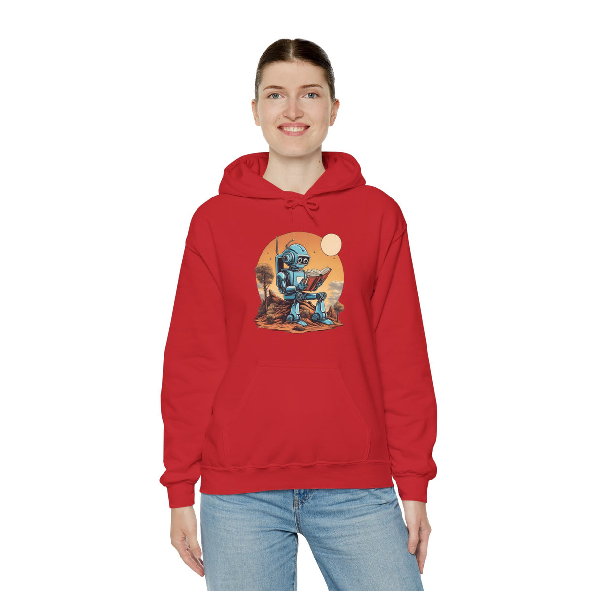 Sci-Fi Hoodie | Learn About Humans Robot Space Art