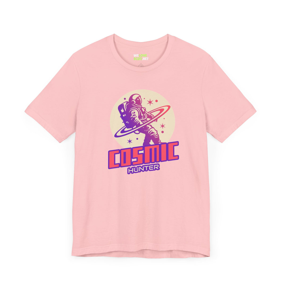 Cosmic Hunter Astronaut Themed Sci-Fi T-Shirt-welovescifi