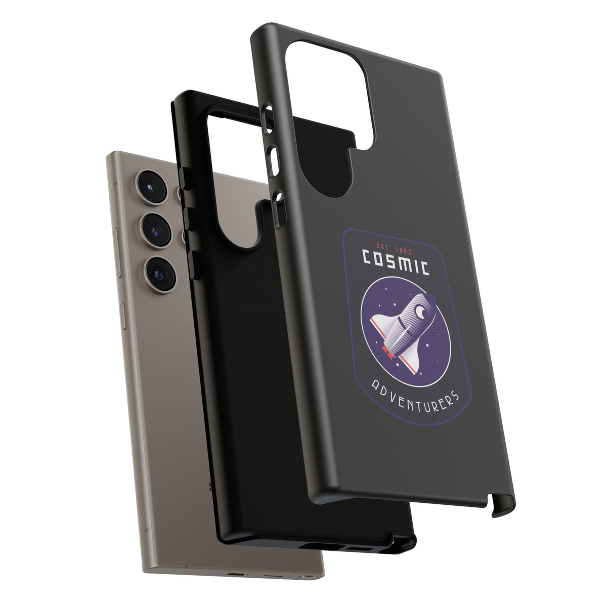 Cosmic Adventurers Sign Sci-Fi Samsung Galaxy Mobile Cases