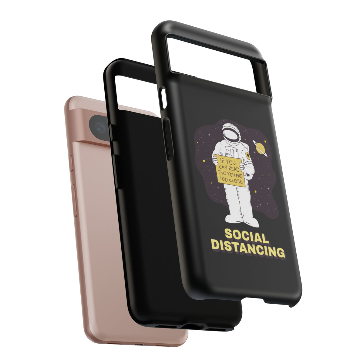 Social Distancing Astronaut Pixel Case