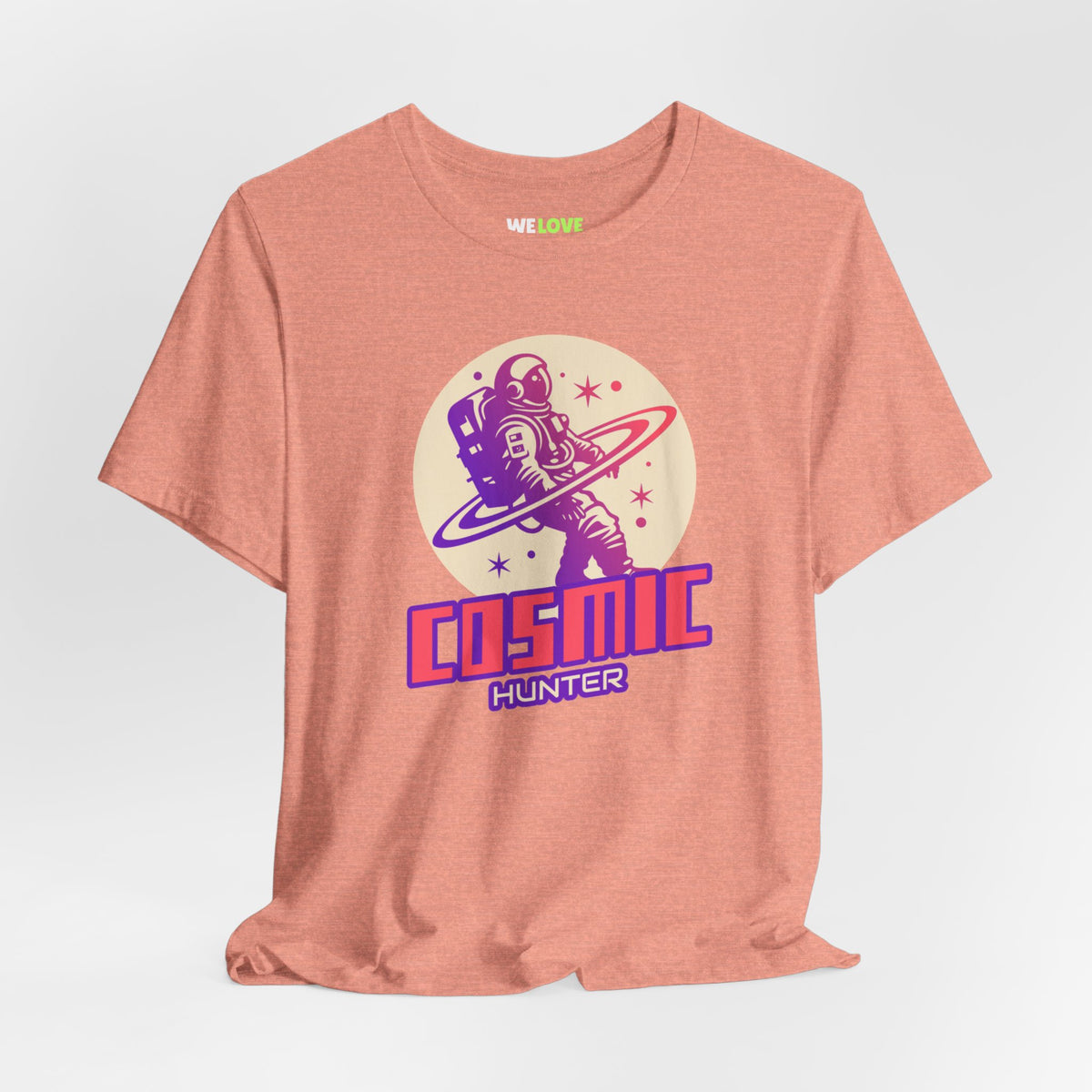 Cosmic Hunter Astronaut Themed Sci-Fi T-Shirt-welovescifi