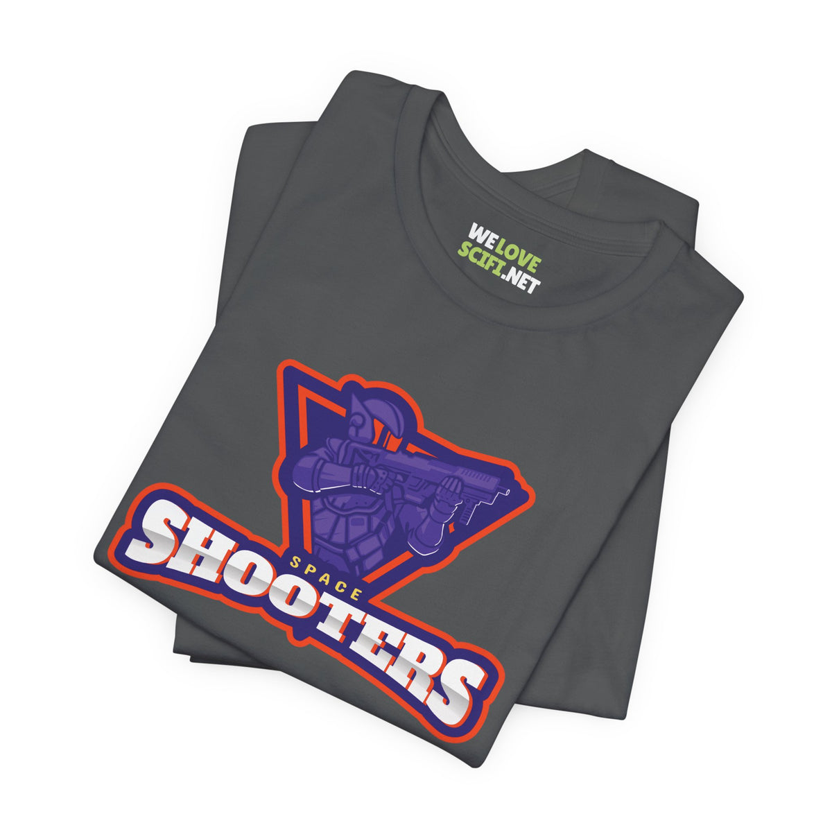 Space Shooters Astronaut Sci-Fi T-Shirt - Unique Design