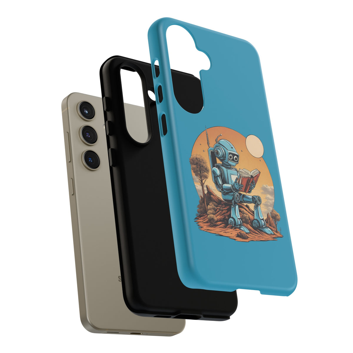 Robot SpaceArt Tough Samsung Galaxy Mobile Cases - We Love