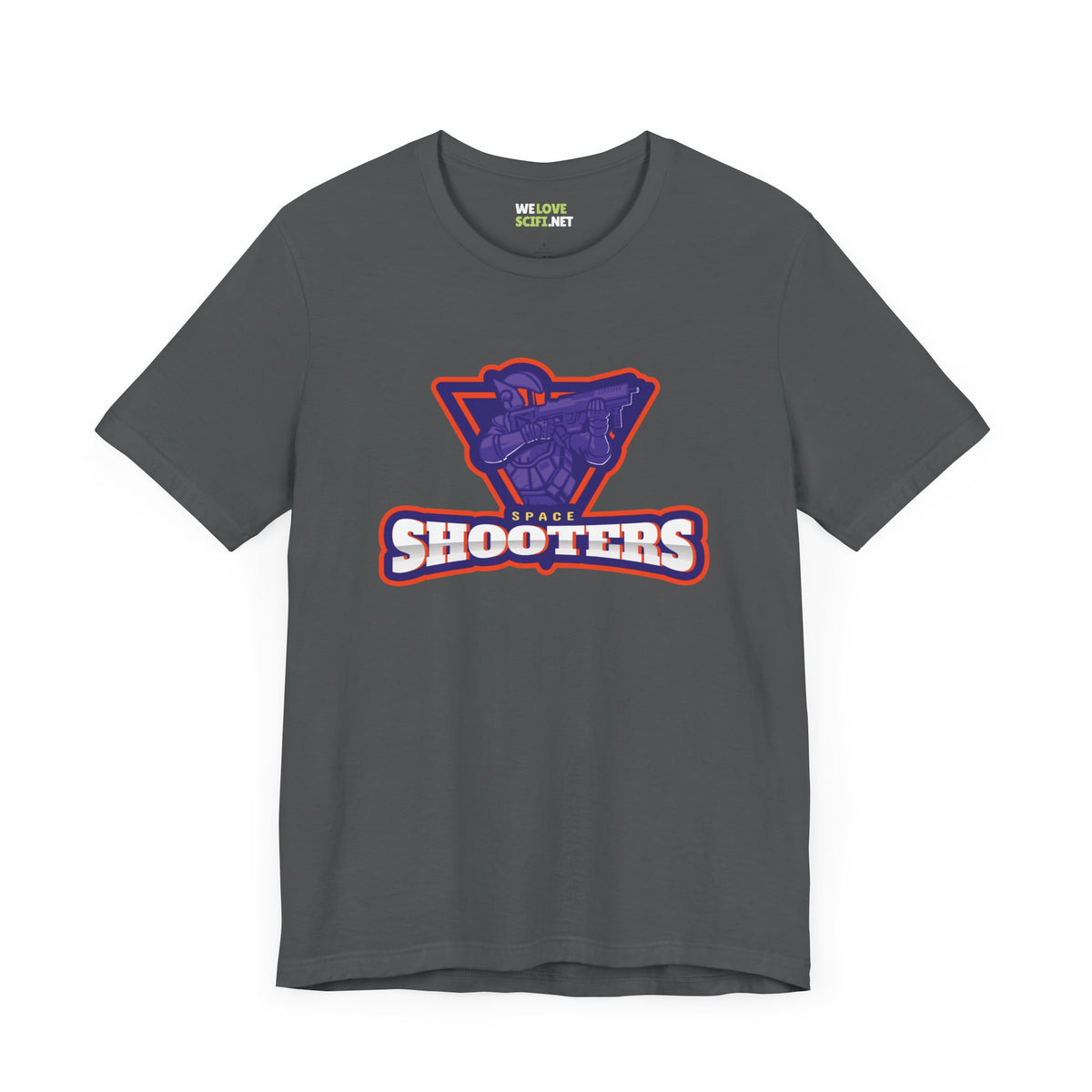 Space Shooters Astronaut Sci-Fi T-Shirt - Unique Design
