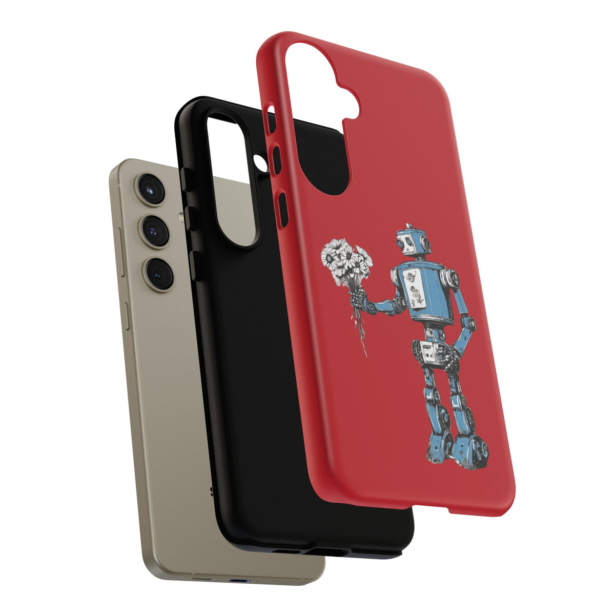Maybe Baby Robot SpaceArt Tough Samsung Galaxy Mobile Cases