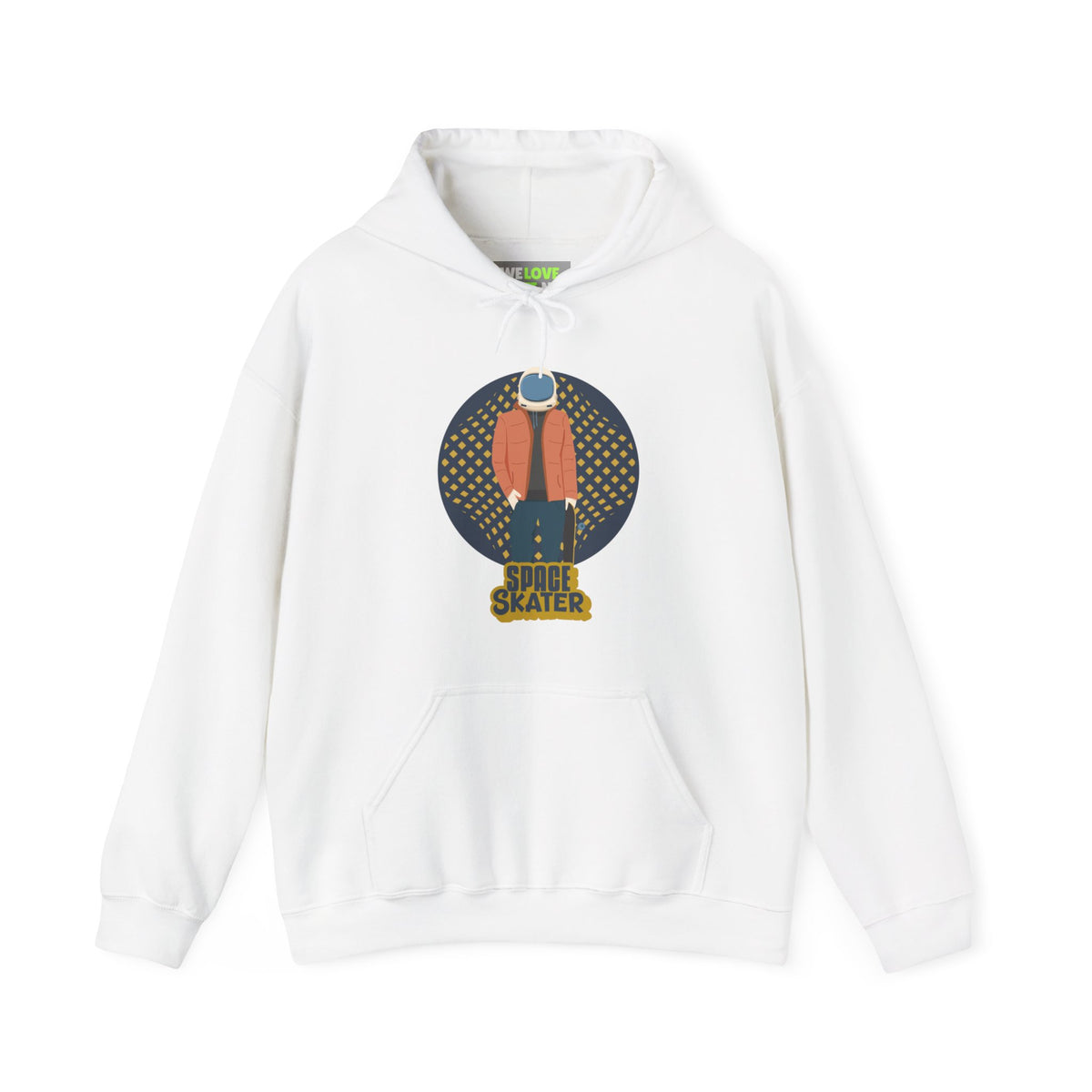 Space Skater Astronaut Hoodie Sci-Fi Style WeLoveSciFi