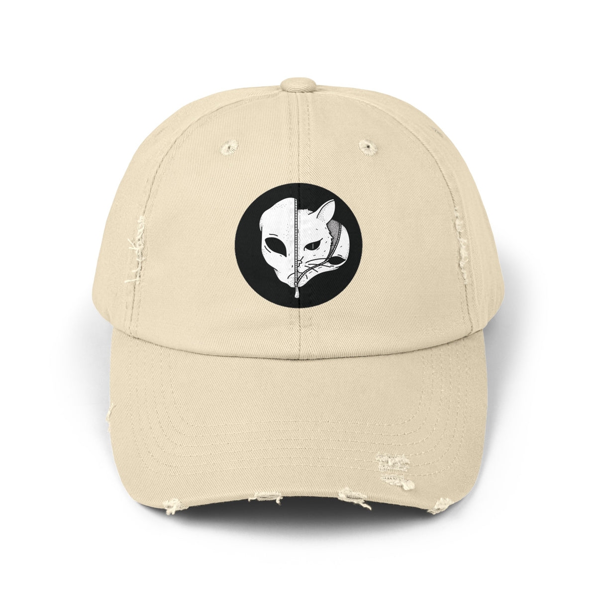 Cat/Alien Unisex SciFi Distrassed Cap-welovescifi.net