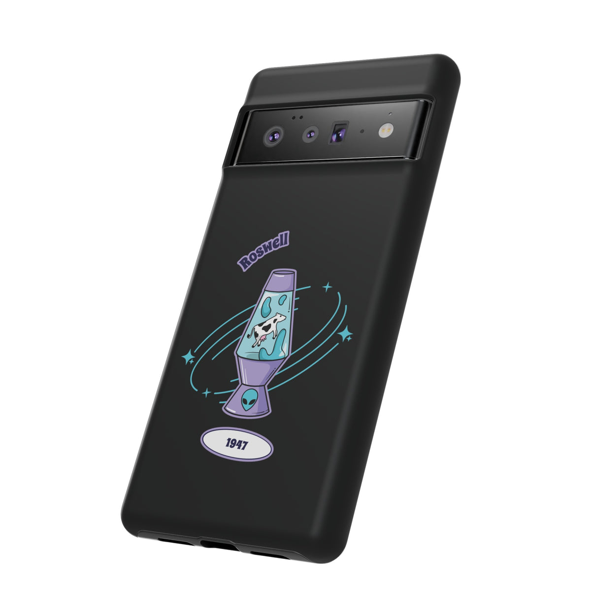 Funny Sci-Fi Google Pixel Mobile Cases | Rosswell Cow