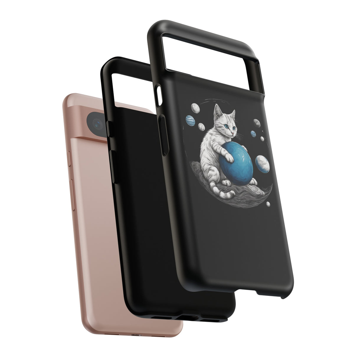SpacePlayer Cat 2 Tough Google Pixel Mobile Cases