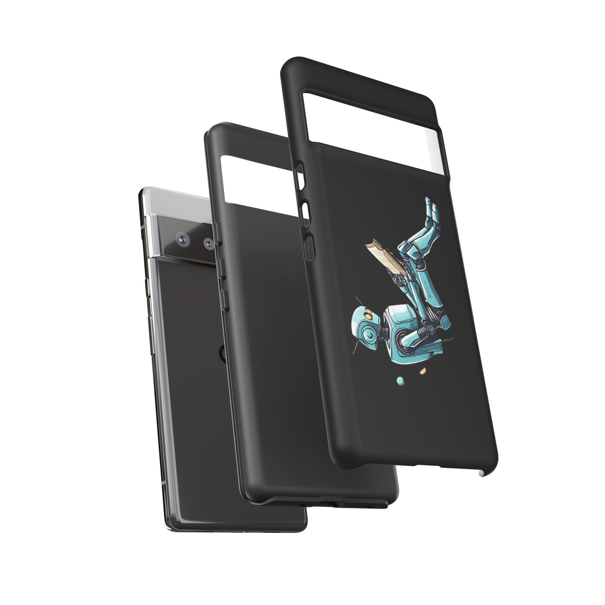 Robot Space Art Mobile Cases | Read Like a Robot
