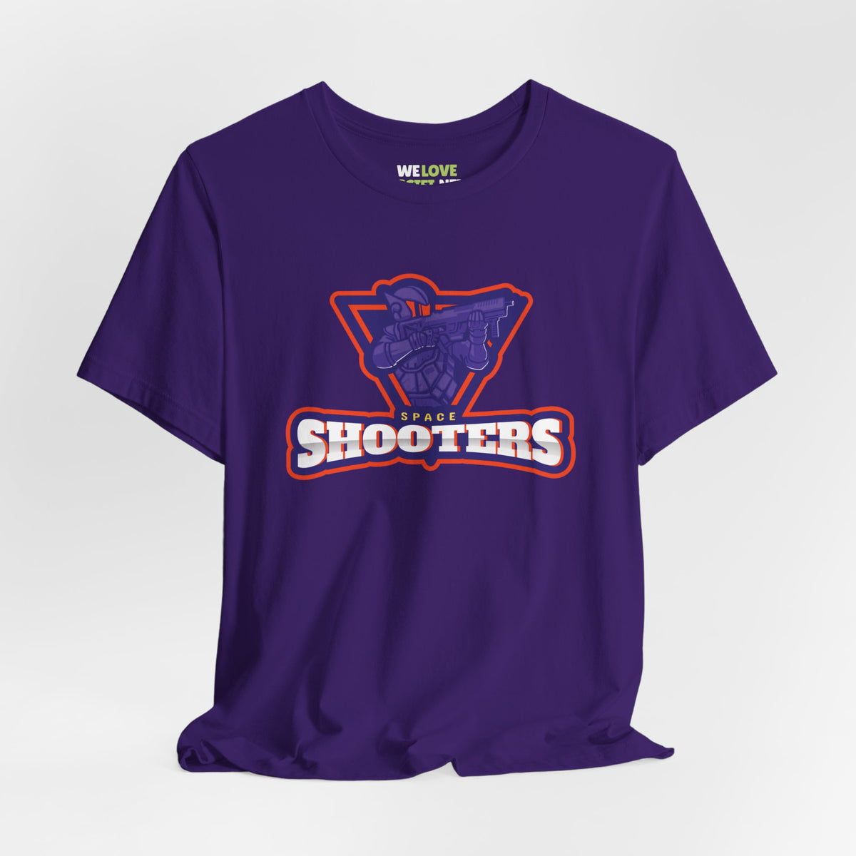 Space Shooters Astronaut Sci-Fi T-Shirt - Unique Design