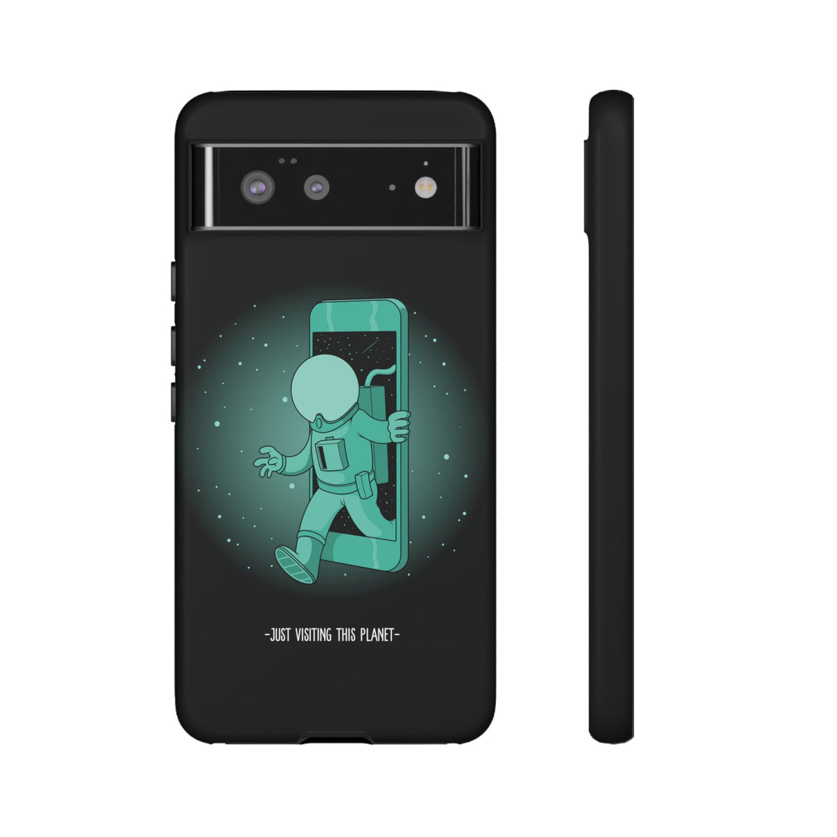 Just Visiting This Planet - Funny Astronaut Mobile Case