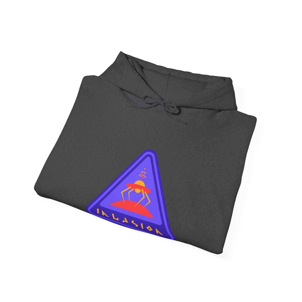 Hoodie-Invasioon Sign Retro Sci-Fi Hoodie-welovescifi.net