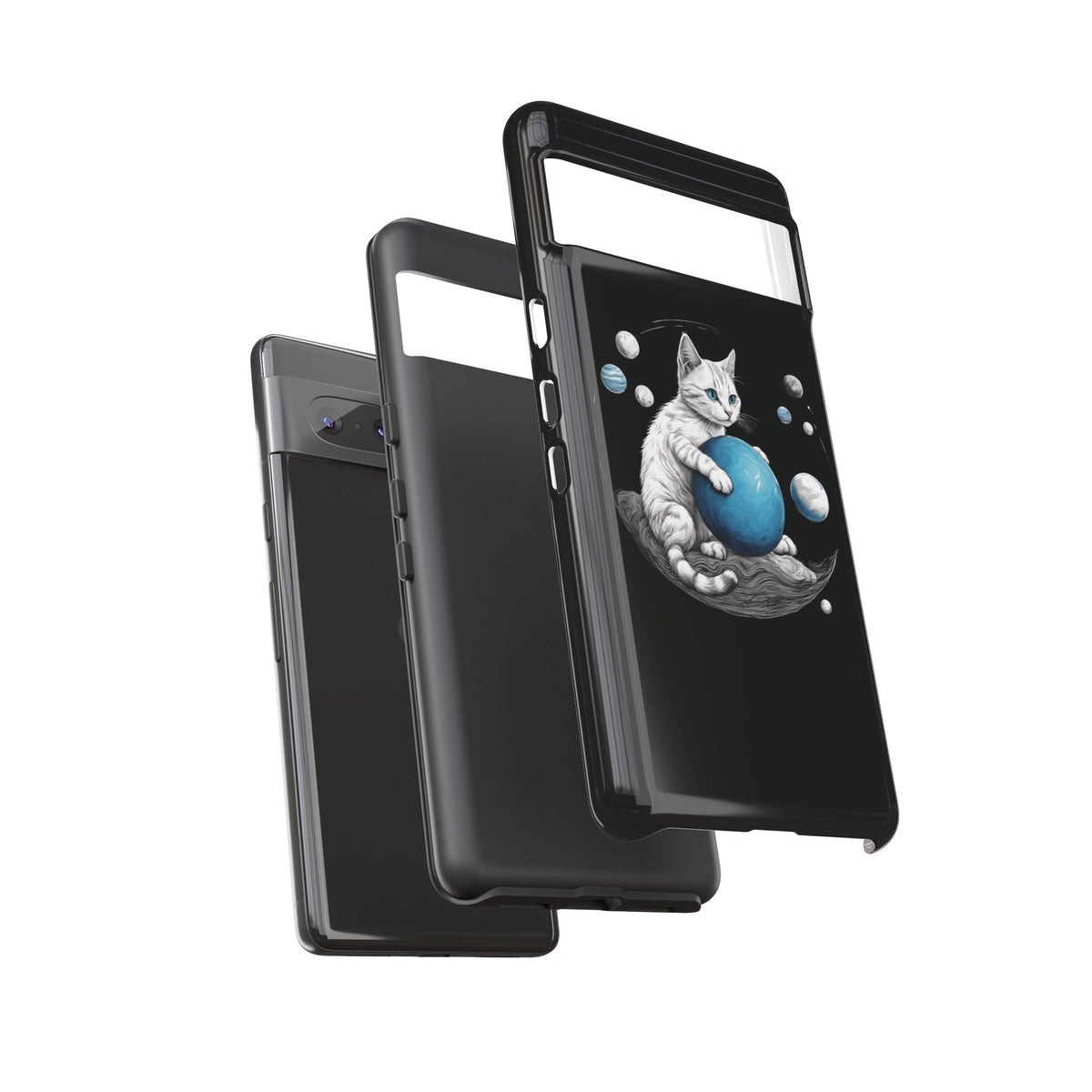 SpacePlayer Cat 2 Tough Google Pixel Mobile Cases