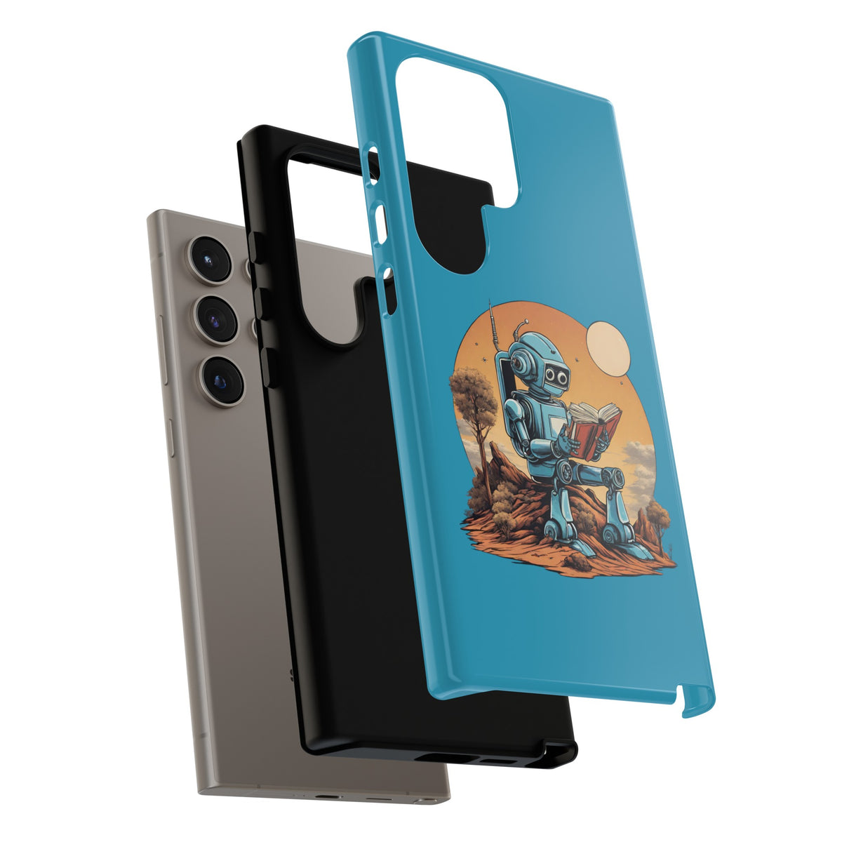 Robot SpaceArt Tough Samsung Galaxy Mobile Cases - We Love