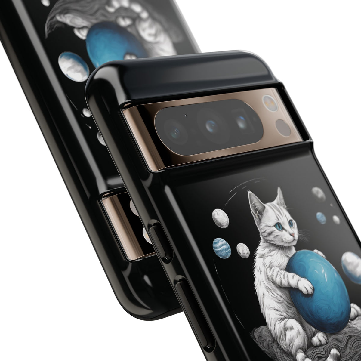 SpacePlayer Cat 2 Tough Google Pixel Mobile Cases