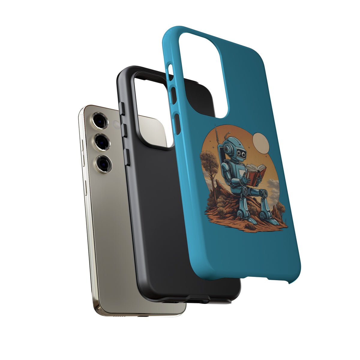 Robot SpaceArt Tough Samsung Galaxy Mobile Cases - We Love