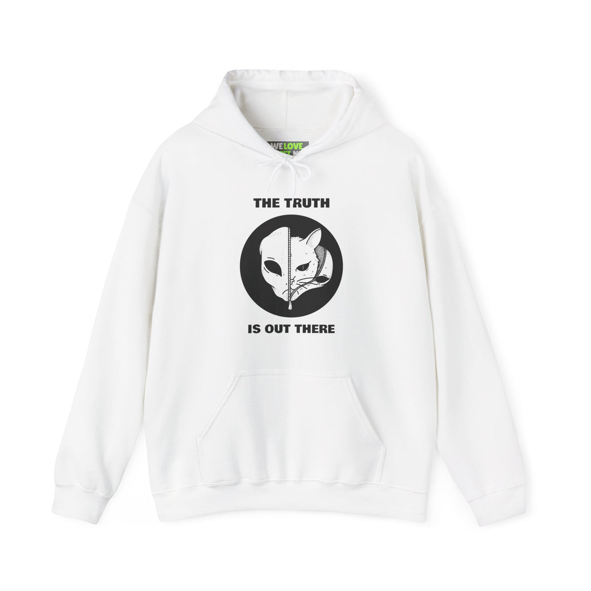 The Truth Is Out There Alien Cat Sci-Fi Hoodie Shop Now