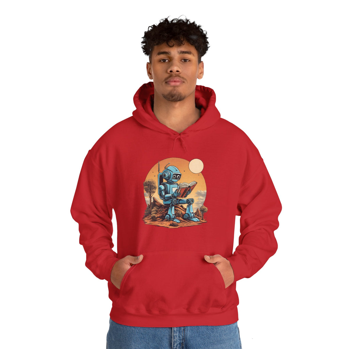 Sci-Fi Hoodie | Learn About Humans Robot Space Art