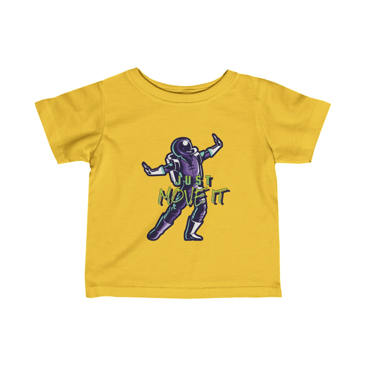 Just Move It - Funny Astronaut Tee for Infants | WeLoveSciFi