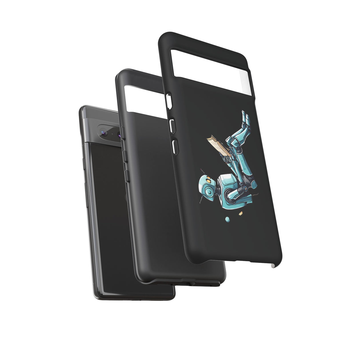 Robot Space Art Mobile Cases | Read Like a Robot