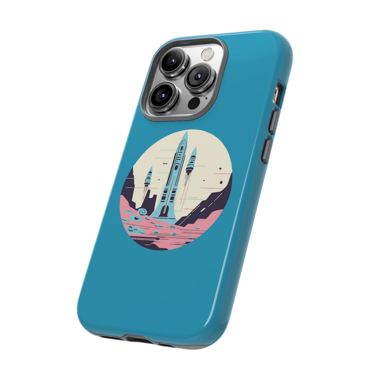 Space Art iPhone Case - Tough Sci-Fi Mobile Cover | Liftoff