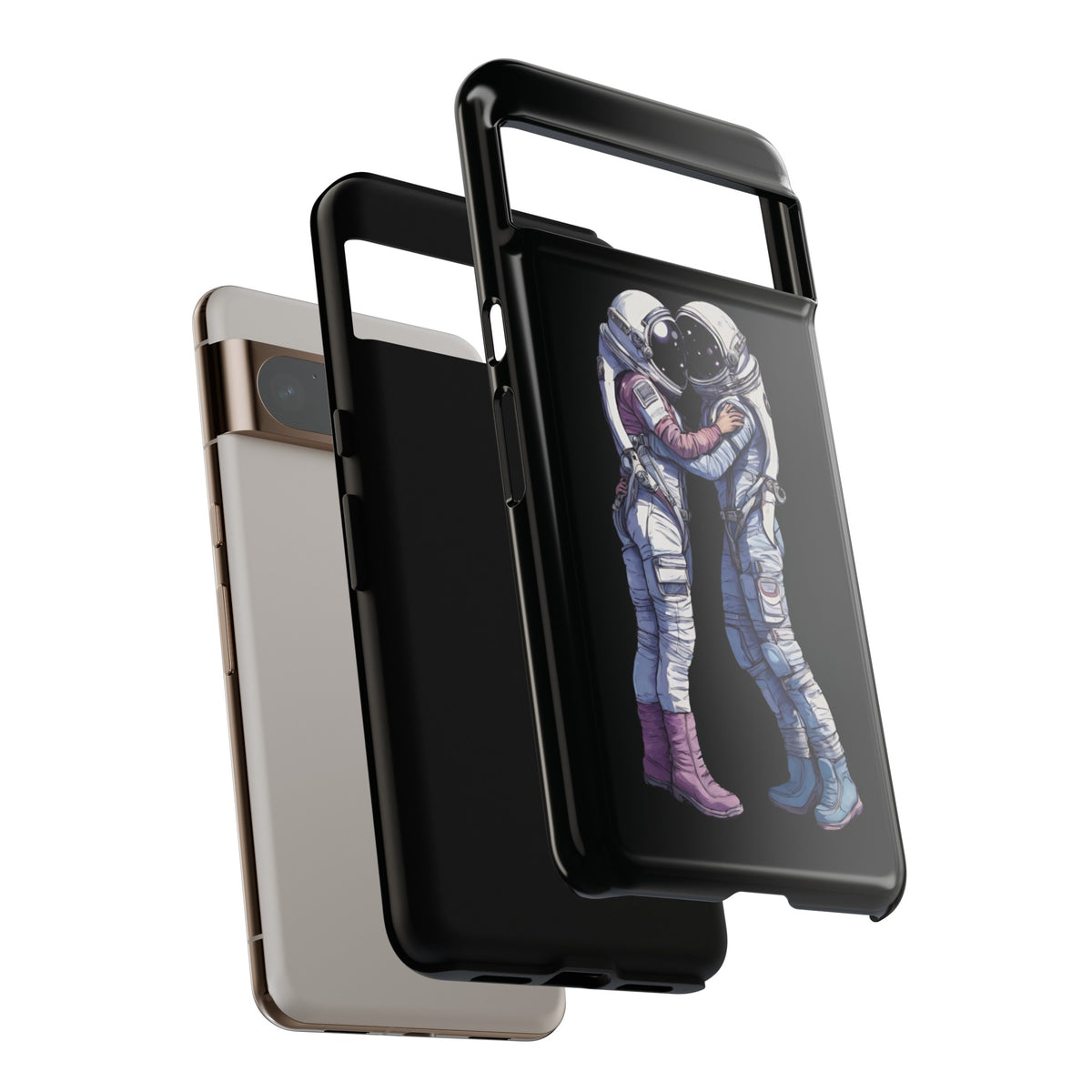 Until Next Time SpaceArt Astronaut Tough Google Pixel Mobile Cases-welovescifi.net