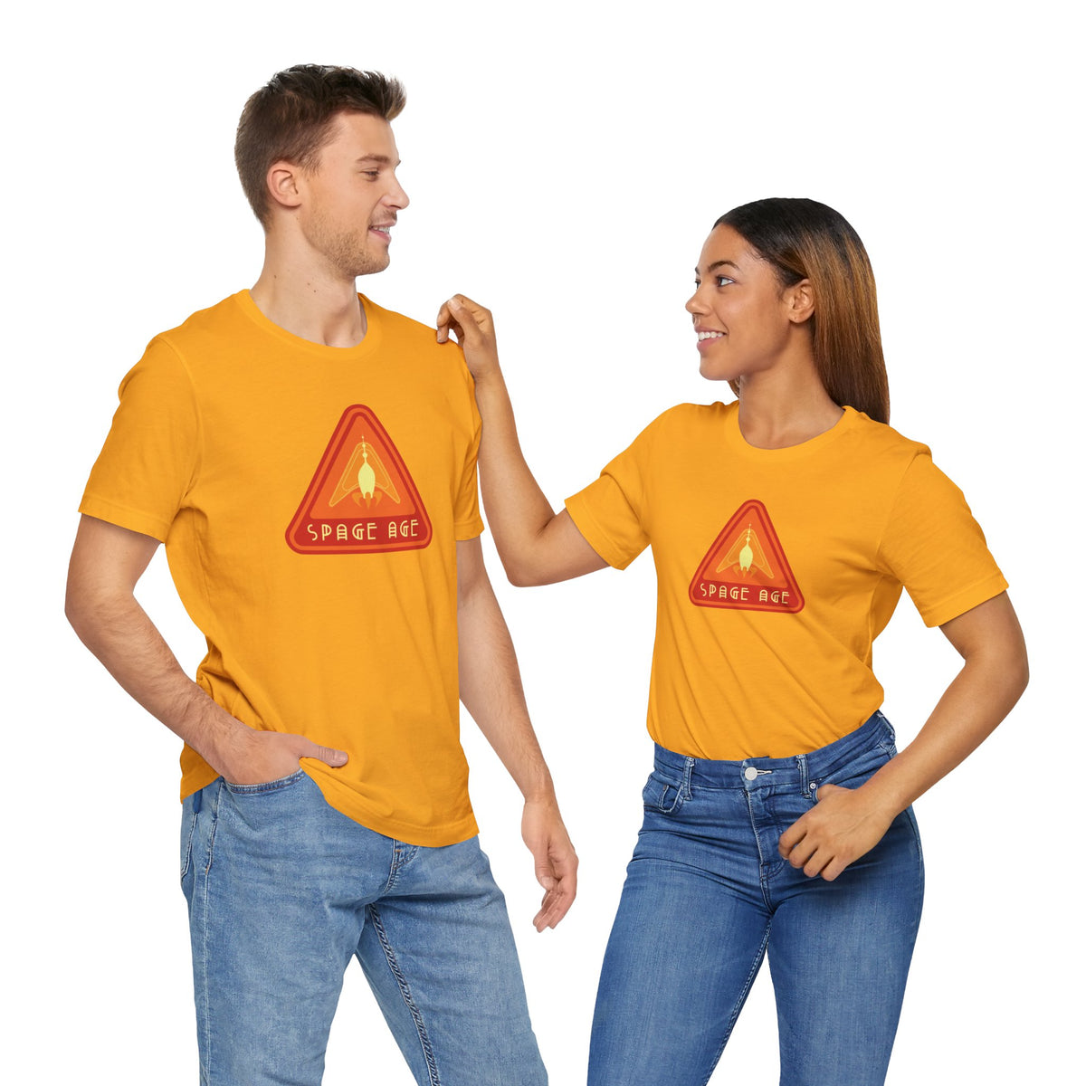 Space Age Sign Retro Sci-Fi T-Shirt - We Love Sci-Fi