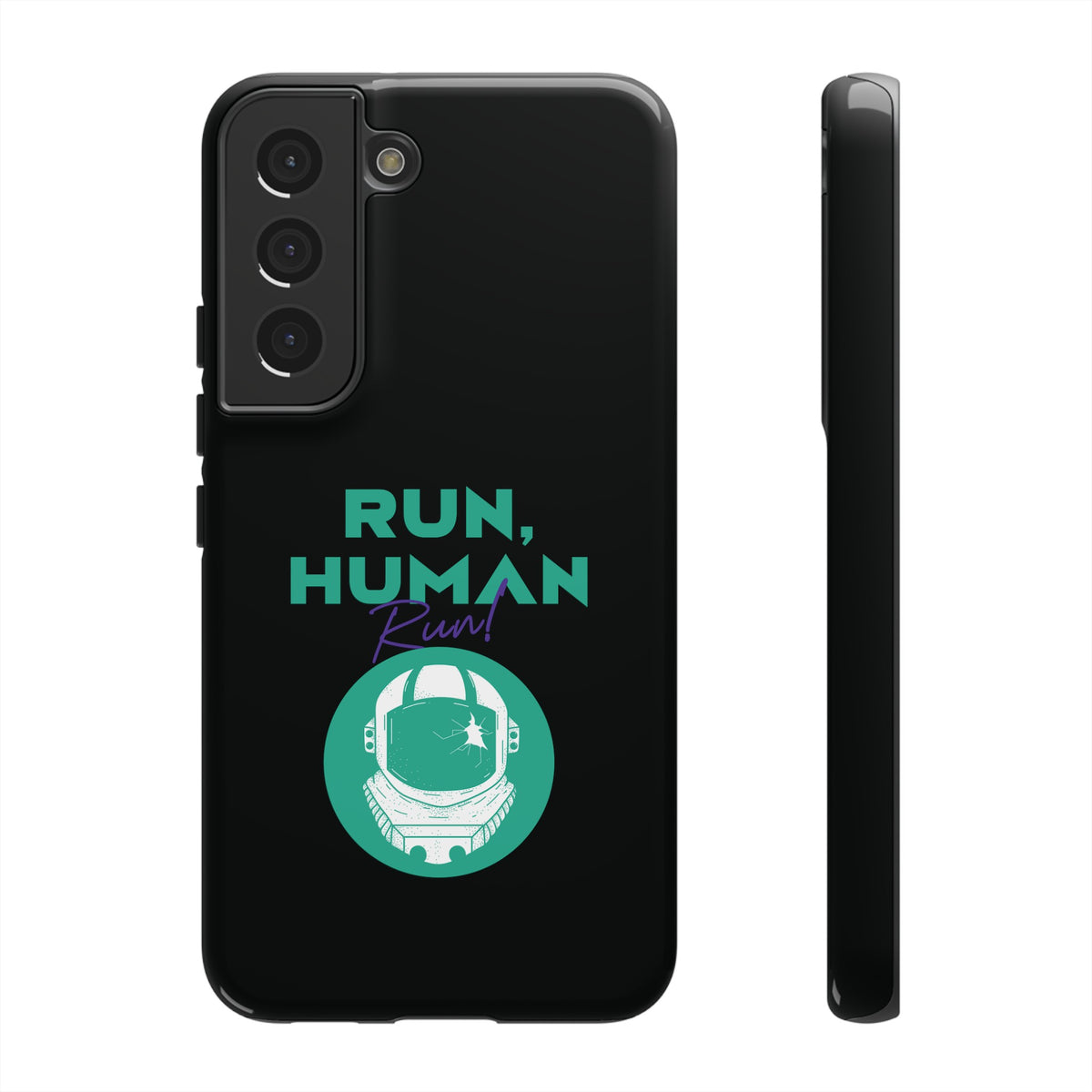 Run Human Run - Sci-Fi Tough Samsung Galaxy Mobile Cases