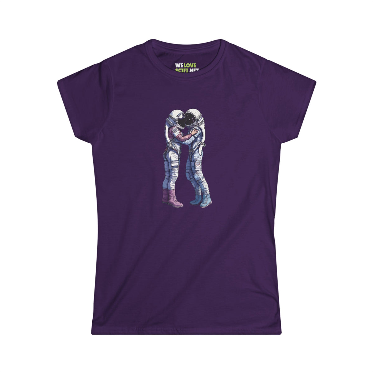 Eternal Love SpaceArt Astronaut Woman's Tee-welovescifi.net
