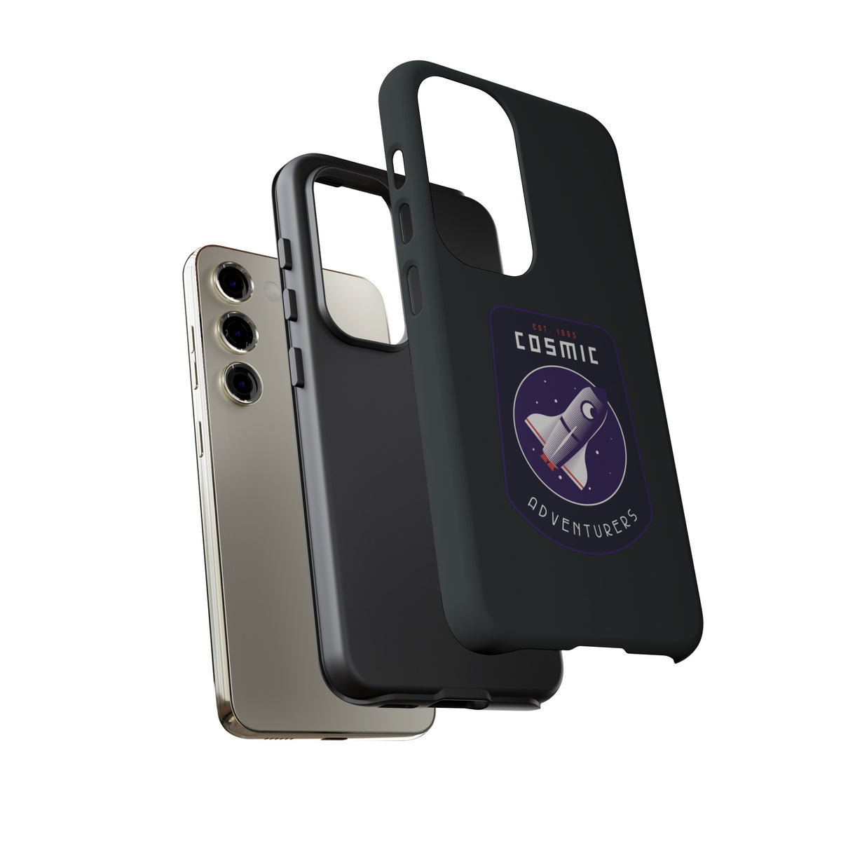 Cosmic Adventurers Sign Sci-Fi Samsung Galaxy Mobile Cases