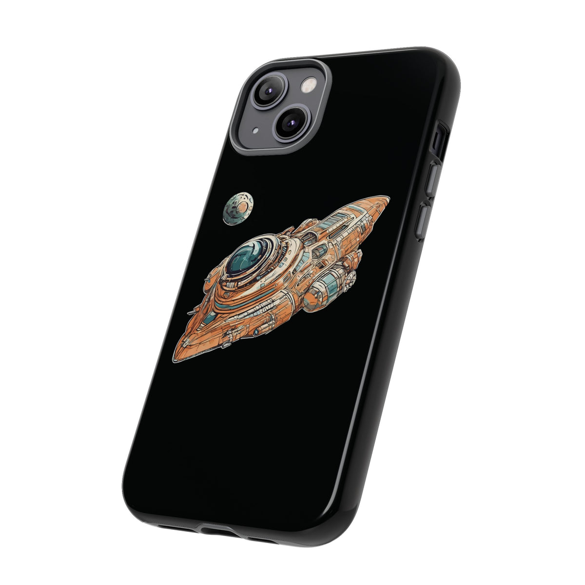 Durable Spaceship-76 Tough iPhone Cases