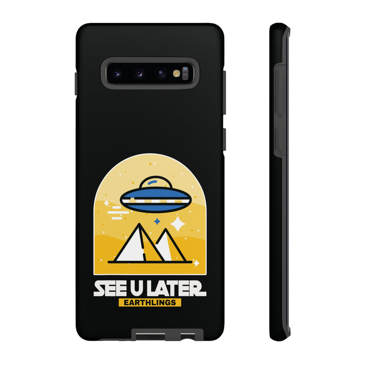 Funny UFO Mobile Cases | See You Earthlings Samsung Case