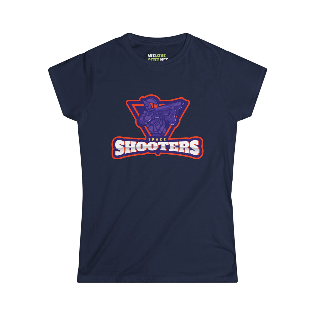 Space Shooters Astronaut Tee | Women's Sci-Fi T-Shirt