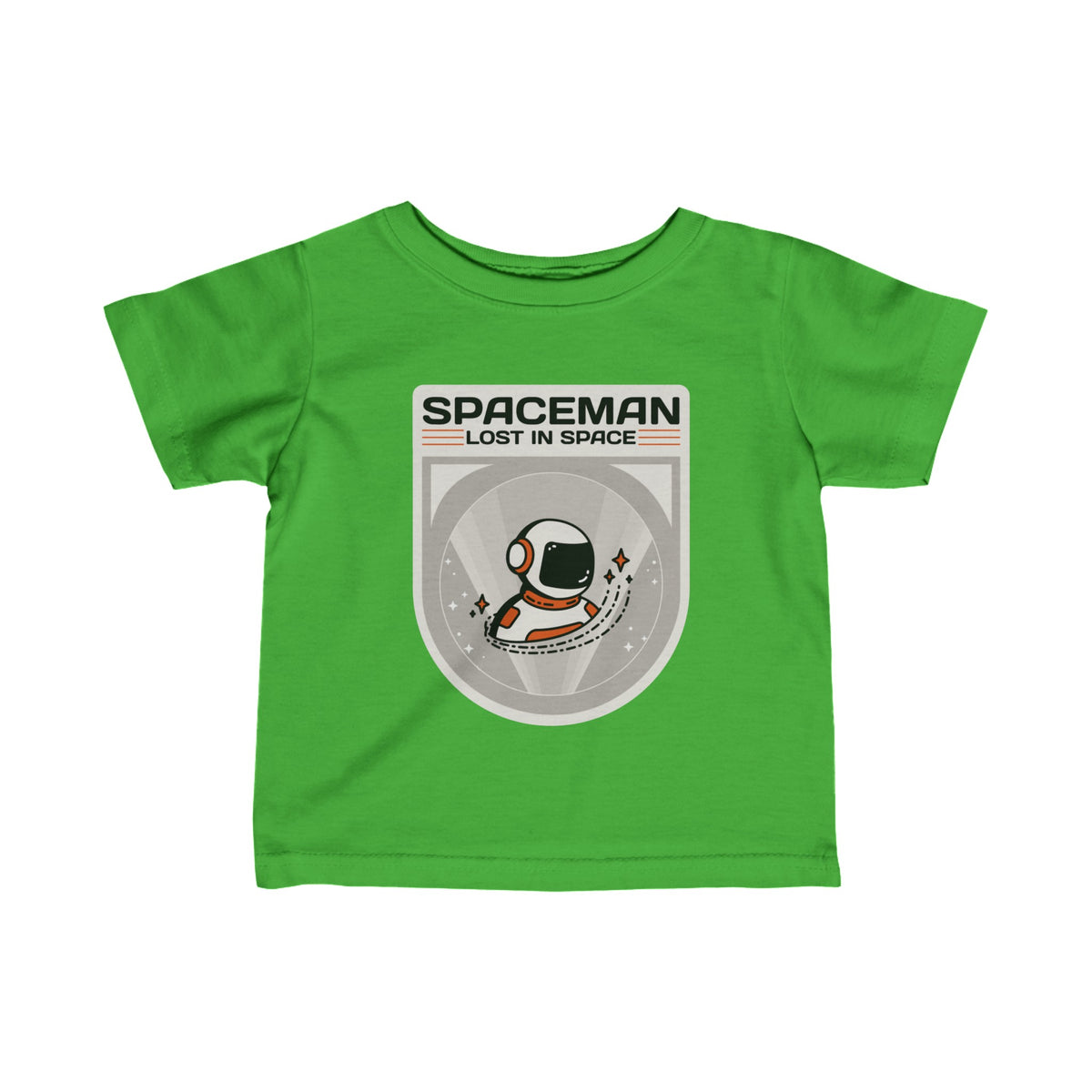 Spaceman Sign Infant Tee | Astronaut Infant Fine Jersey Tee