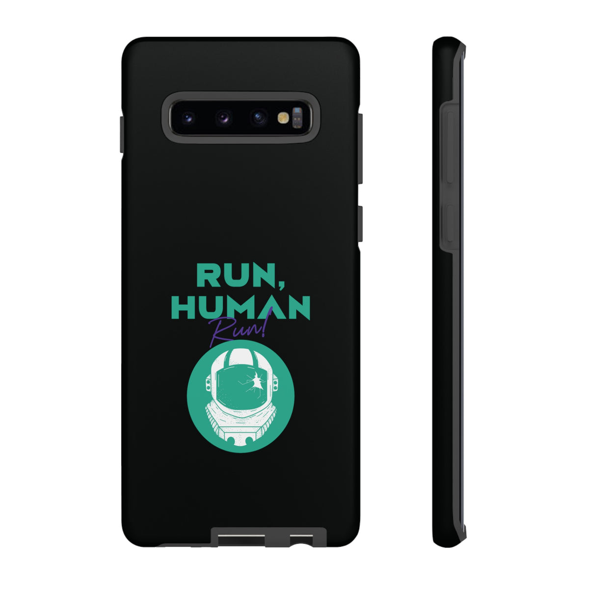 Run Human Run - Sci-Fi Tough Samsung Galaxy Mobile Cases
