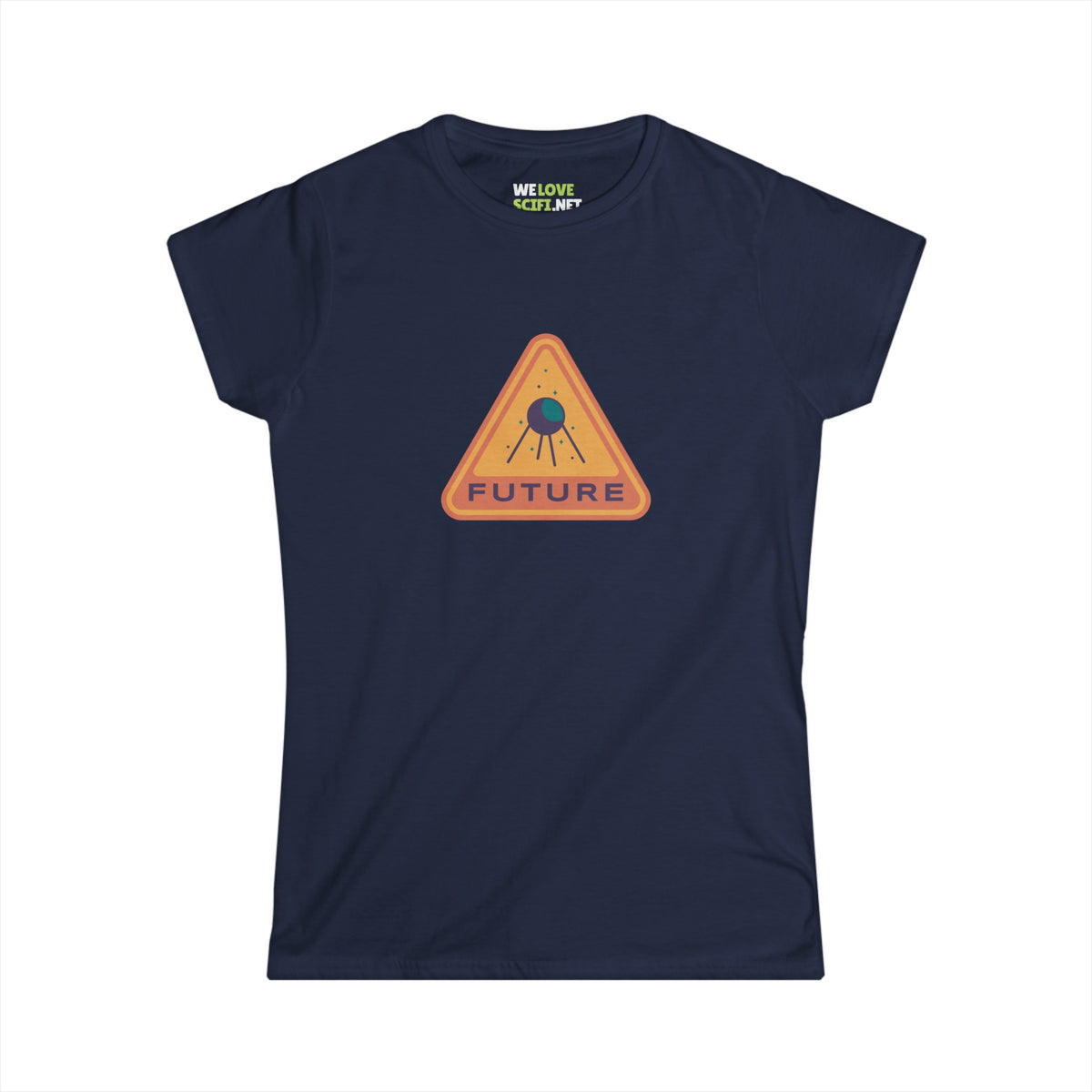 Future Sign Sci-Fi Woman's Tee-welovescifi.net