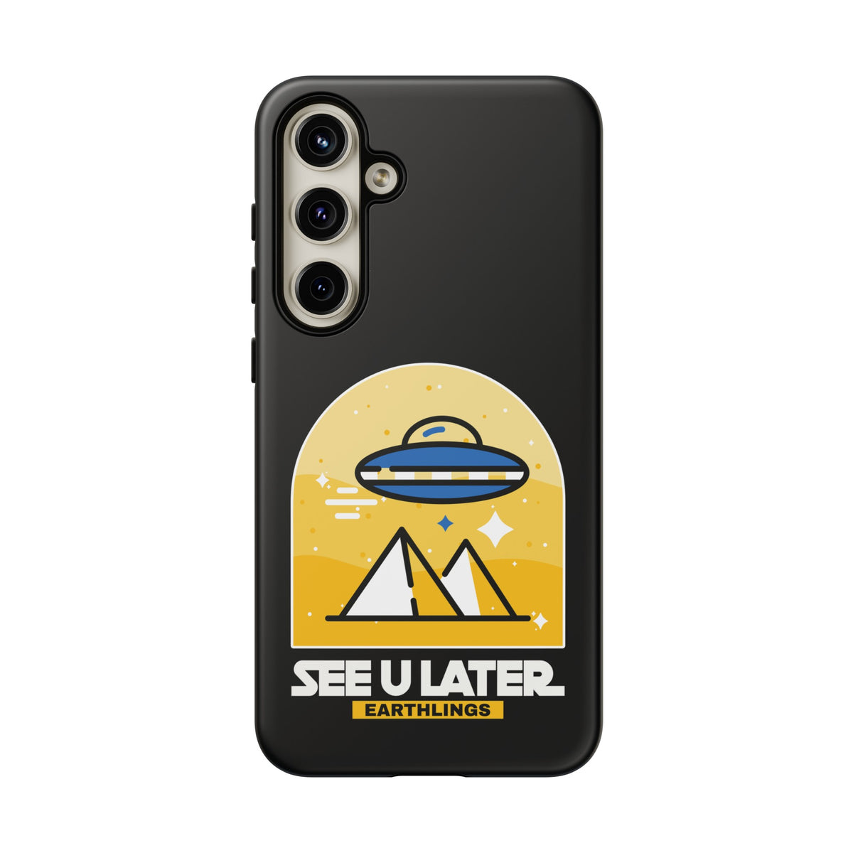 Funny UFO Mobile Cases | See You Earthlings Samsung Case