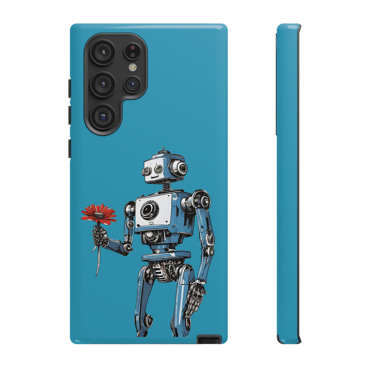 You Never Bring Me Flowers Robot SpaceArt Tough Samsung Galaxy Mobile Cases-welovescifi.net