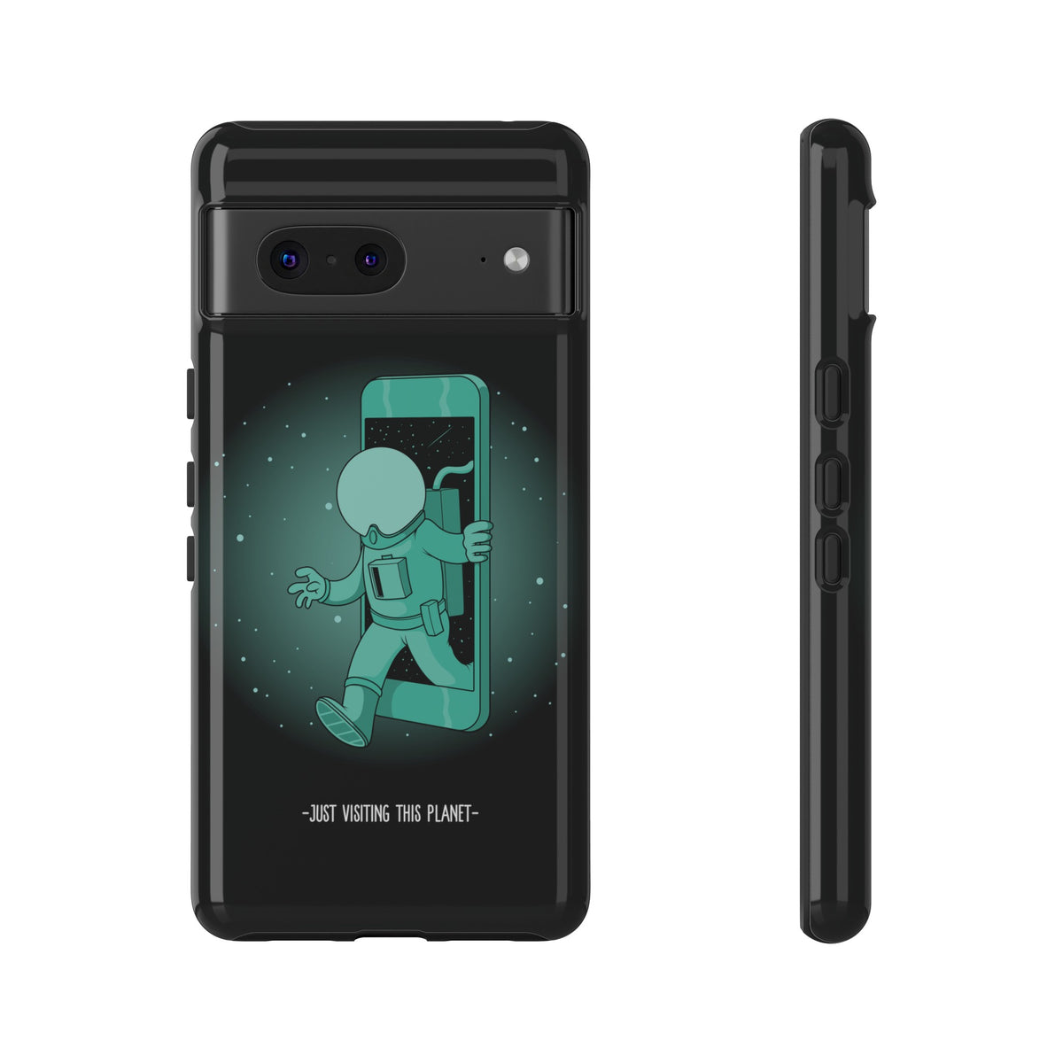 Just Visiting This Planet - Funny Astronaut Mobile Case