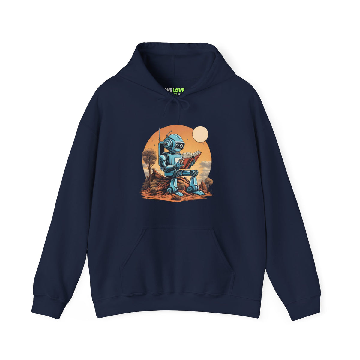 Sci-Fi Hoodie | Learn About Humans Robot Space Art