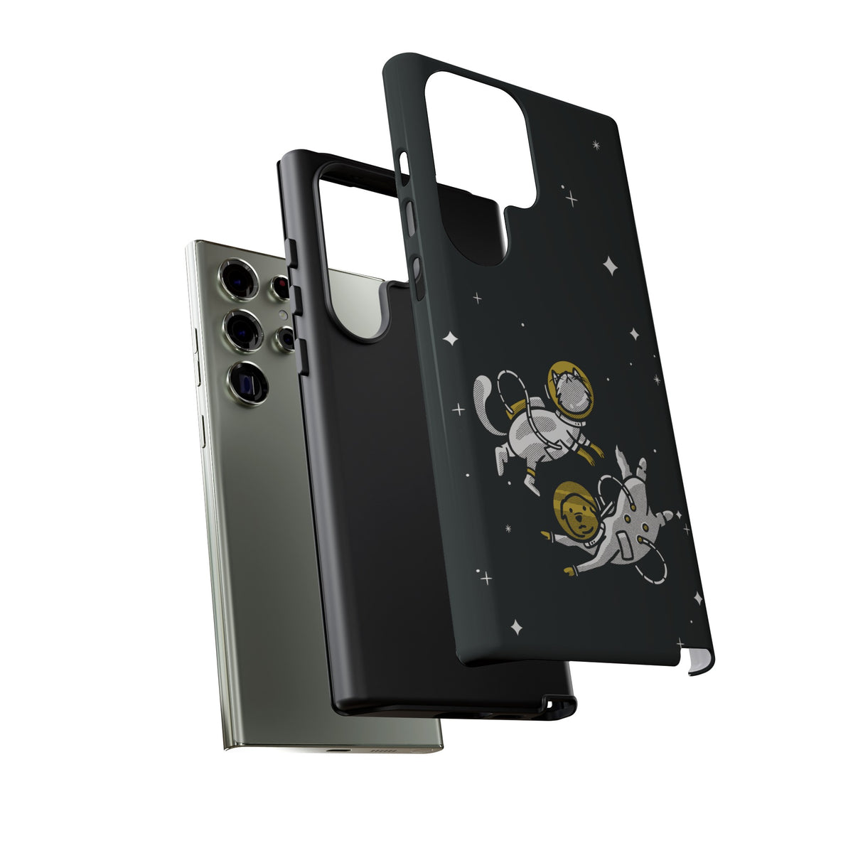 Astronaut Friends Dog Cat Sci-Fi Tough Samsung Galaxy